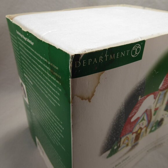 Dept 56 Wedding Bells Chapel Elf Land North Pole Series Christmas House Village - Picture 10 of 11